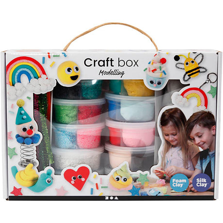 Creativ Company Set aus Schaumton und Seidenton