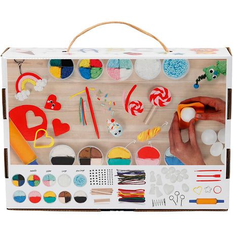 Creativ Company Set aus Schaumton und Seidenton