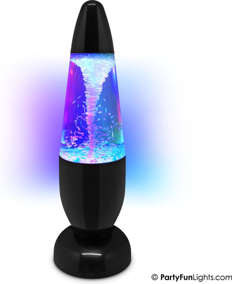 Party-Funlights – Tornado-Glitzerlampe – LED – USB und Batterien