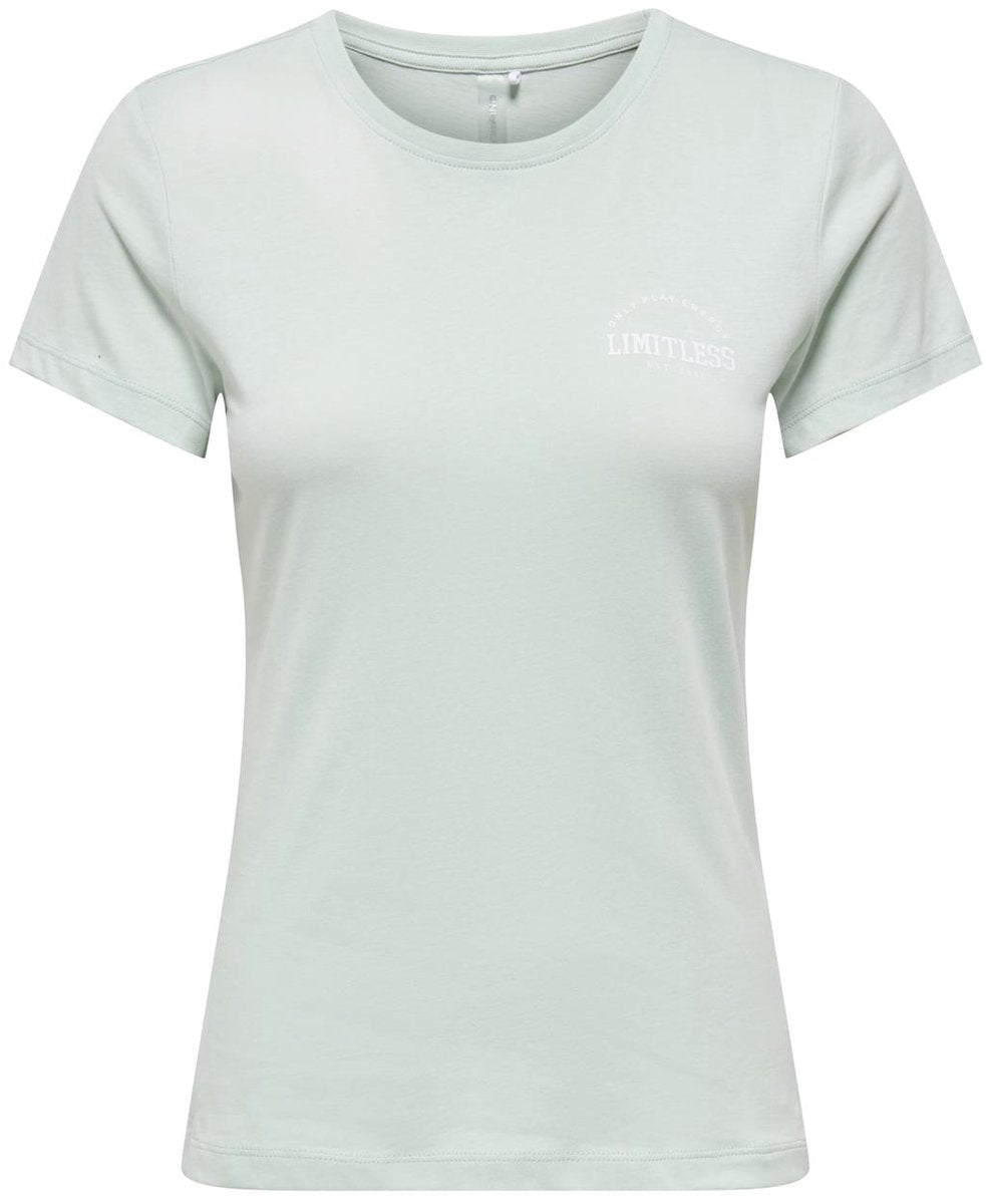 Only Play Cava Life Damen Fitness T-Shirt 15370927-Surf – Farbe Grün – Größe L