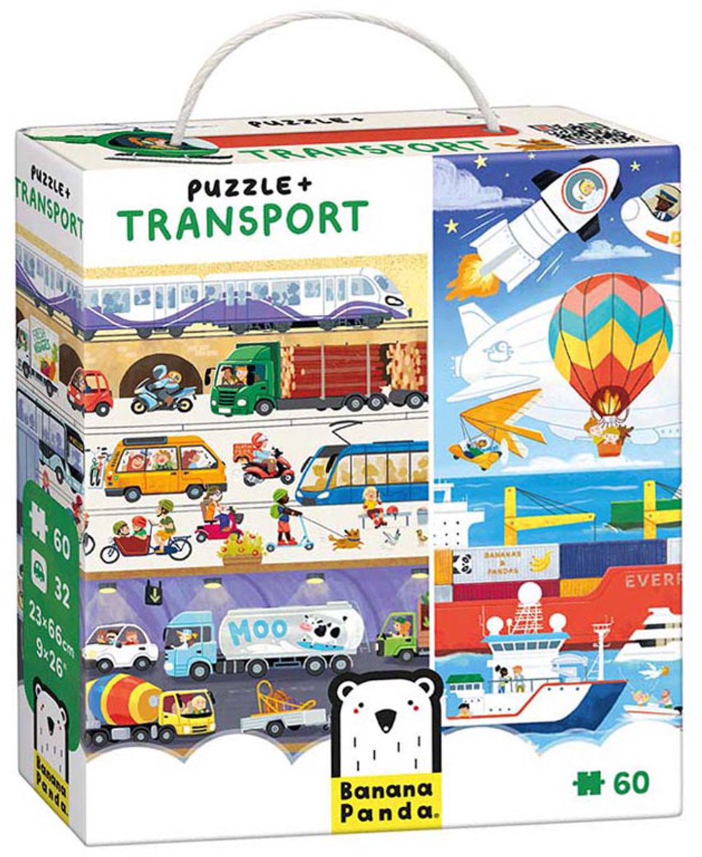 Bananenpanda - Puzzle-Transport - 24-tlg.