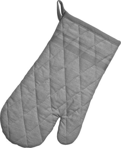 Kela Ofenhandschuh, Ofenhandschuh, 4er-Set, Baumwolle, dunkelgrau mit Streifen, 31 x 18 cm – | tia