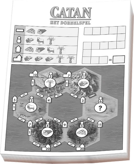 999Games 999 Games Punkteblöcke Catan: Das Würfelspiel, 3-tlg.