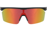 Trivio – Fahrradbrille Noa Black Revo Red mit extra transparenter Linse