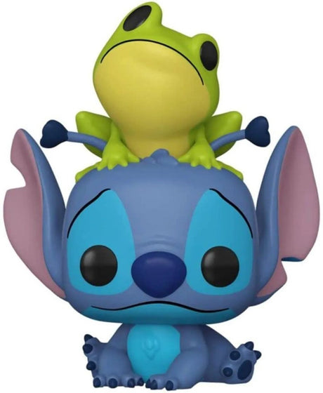 Funko Lilo Stitch Stitch mit Frosch Vinylfigur 986 Pop! Standard-PVC -