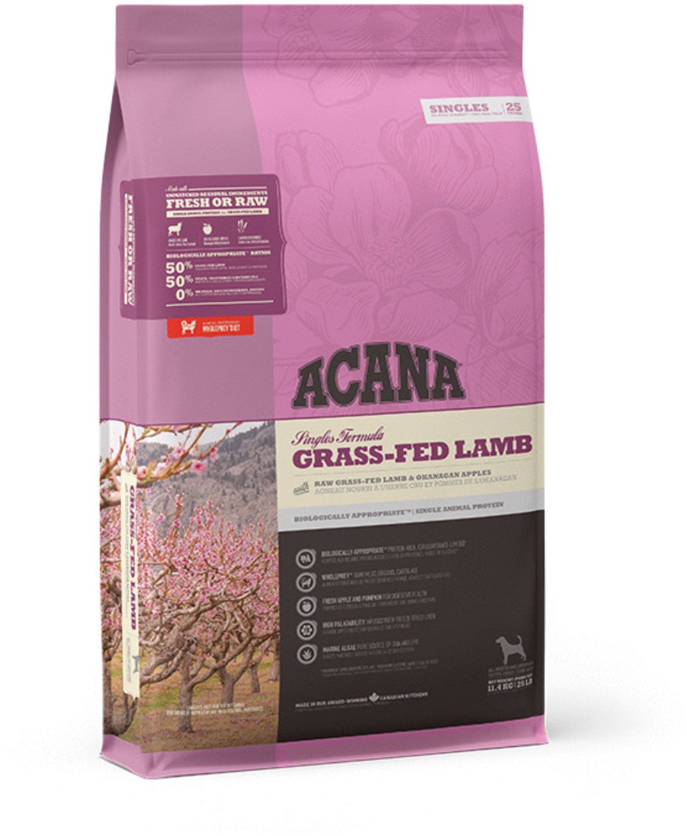 Acana Singles Weidelamm Lamm Apfel – Hundefutter – 11,4 kg