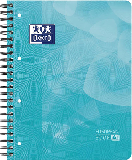 Oxford-Projektbuch – A4+ – 4-Loch – Linie – 120 Blatt – Aqua