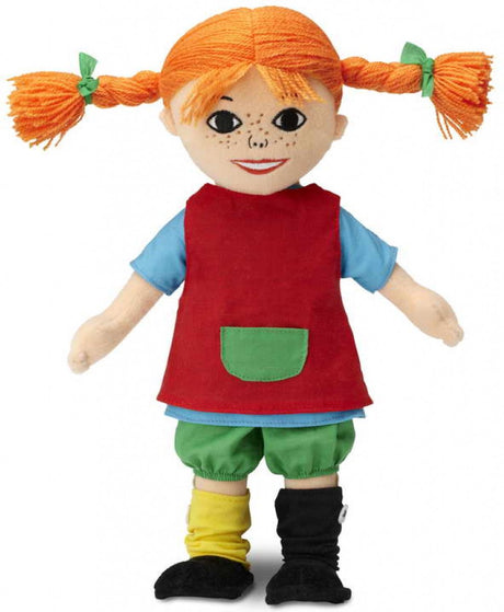 Micki Pippi Langstrumpf Kuschelpuppe – 30 cm – für Abenteuer und Schlafen