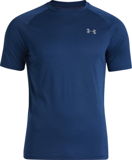 Under Armour UA Tech 2.0 SS Tee-Blu Herren Sportshirt – Academy – Graphit