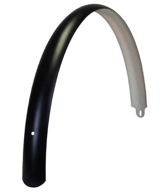 Kgs bakre fender set 28 tum 55 mm aluminium svart