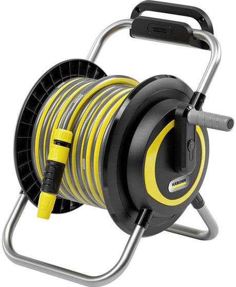 Kärcher hr 3.20 Schlauchaufroller-Set - inkl. 20 m Primoflex-Gartenschlauch – Schlauchkapazität (m) 40 (1 2 ) 30 (5 8 ) 25 (3 4 ) – kompakt – inkl. Primoflex-Gartenschlauch