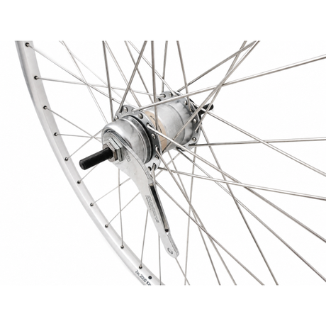 Shimano achterwiel 28 inch zac2000 aluminium - nexus 3-remnaaf - zilver