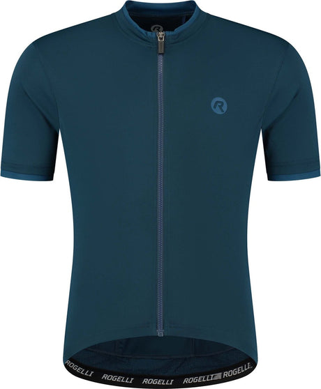 Rogelli essential fietsshirt - korte mouwen - heren - blauw - maat s