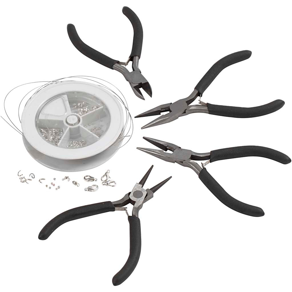 Creativ Company Schmuckherstellungsset, versilbert, 1 Set