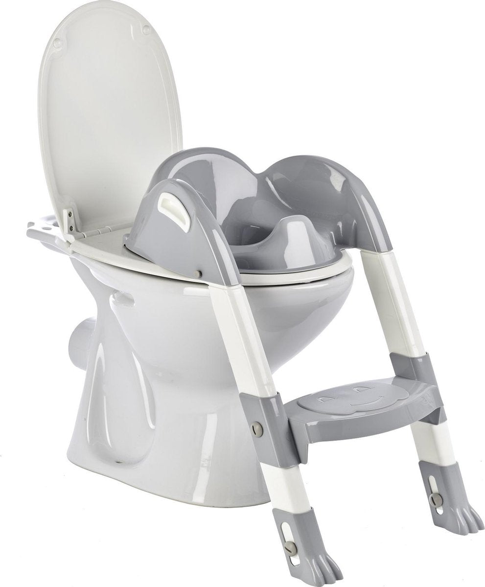 Konges sløjd thermobaby wc-reduzierer mit stufen kiddyloo grau