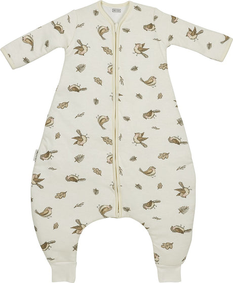 Meyco Baby Robin Baby Winter-Schlafoverall-Pullover mit festen Ärmeln – mehrfarbig – 80 cm – 2,5 Tog