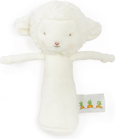 Hasen von der Bucht Rassellamm – Kuscheltier – gestickte Details – 16 cm – weiß