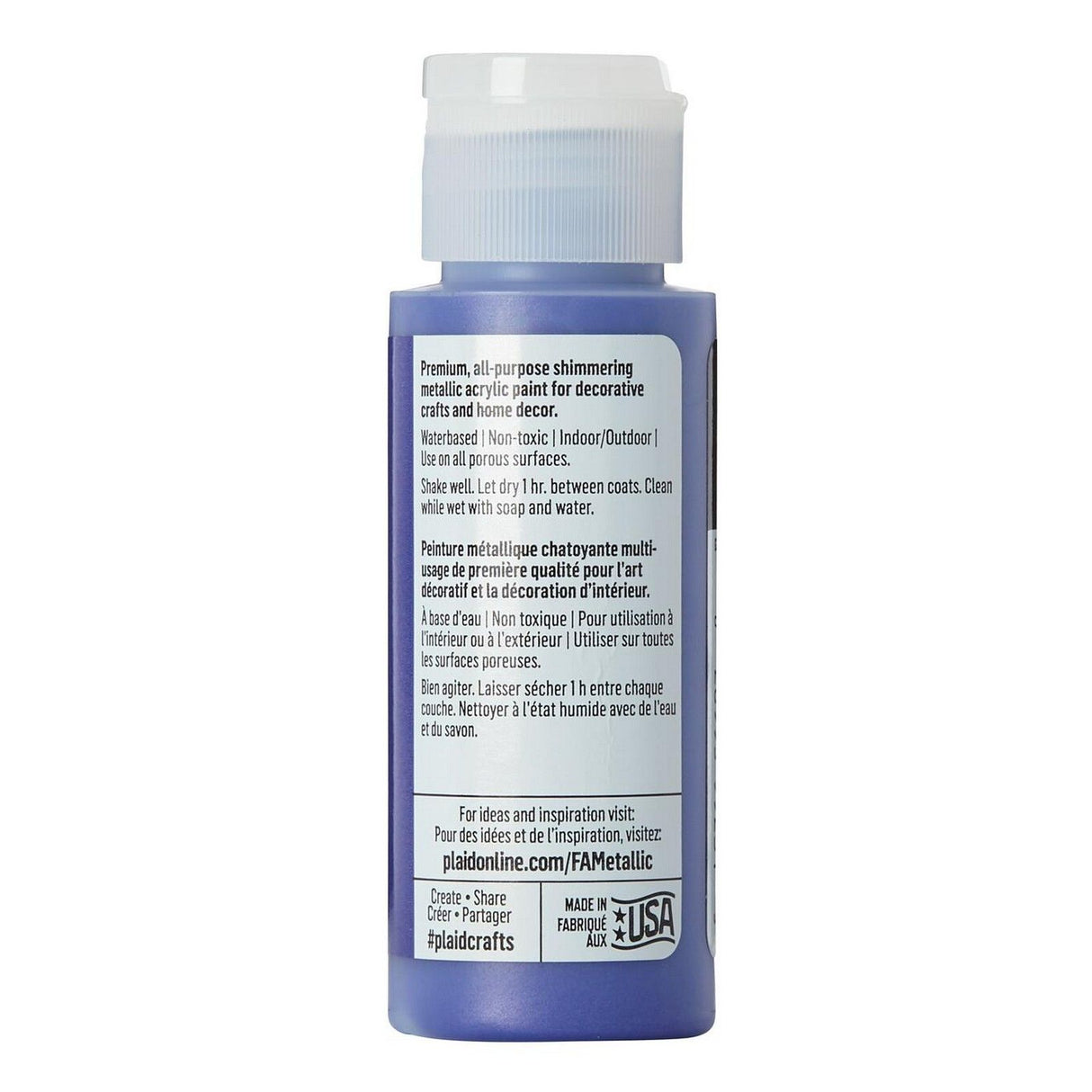 Folkart • Metallic-Acrylfarbe, violetter Schimmer, 59 ml