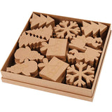 Creativ Company Winterformen, H: 10-14 cm, 6x6 Stück 1 Box
