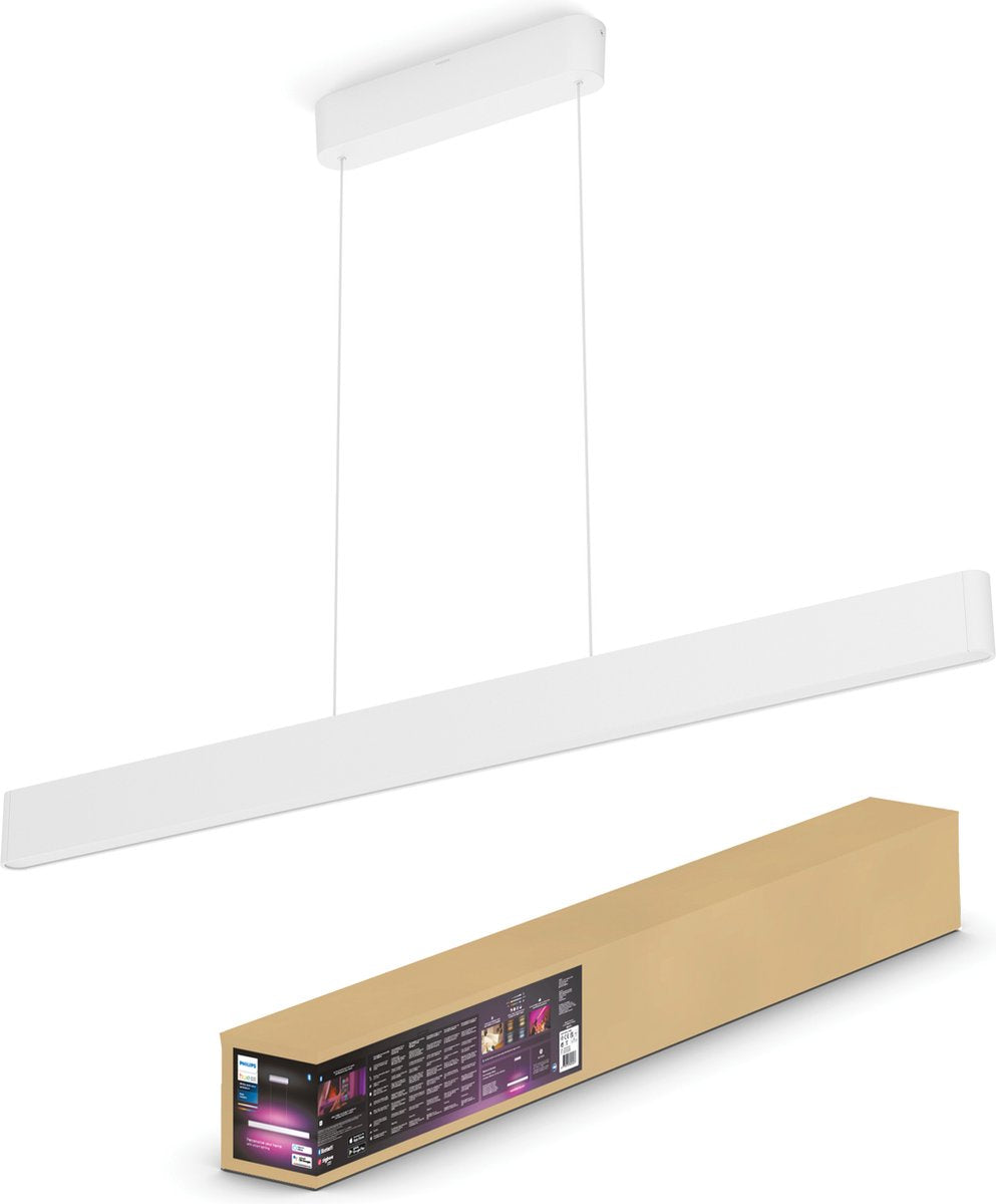 Philips Hue Ensis Hängelampe – weißes und farbiges Licht – weiß
