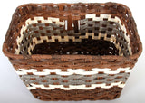 Volare Braided Wicker Bicycle Basket stor