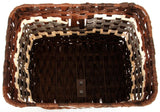 Volare Braided Wicker Bicycle Basket stor