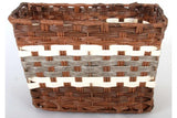 Volare Braided Wicker Bicycle Basket stor