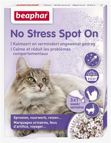 Beaphar No Stress Spot On Calms and stimulates good behavior Kat