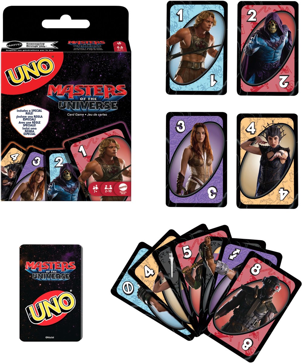 Mattel Games Uno Masters of the Universe 2026 Film – Kartenspiel