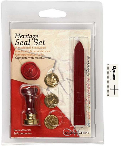 Creativ Company Siegelset, Krone, Blume, Französische Lilie, D 18 mm, 1 Set
