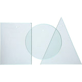 Creativ Company Glasplatten, Stärke 3 mm, 3x30 Stück, 1 Box