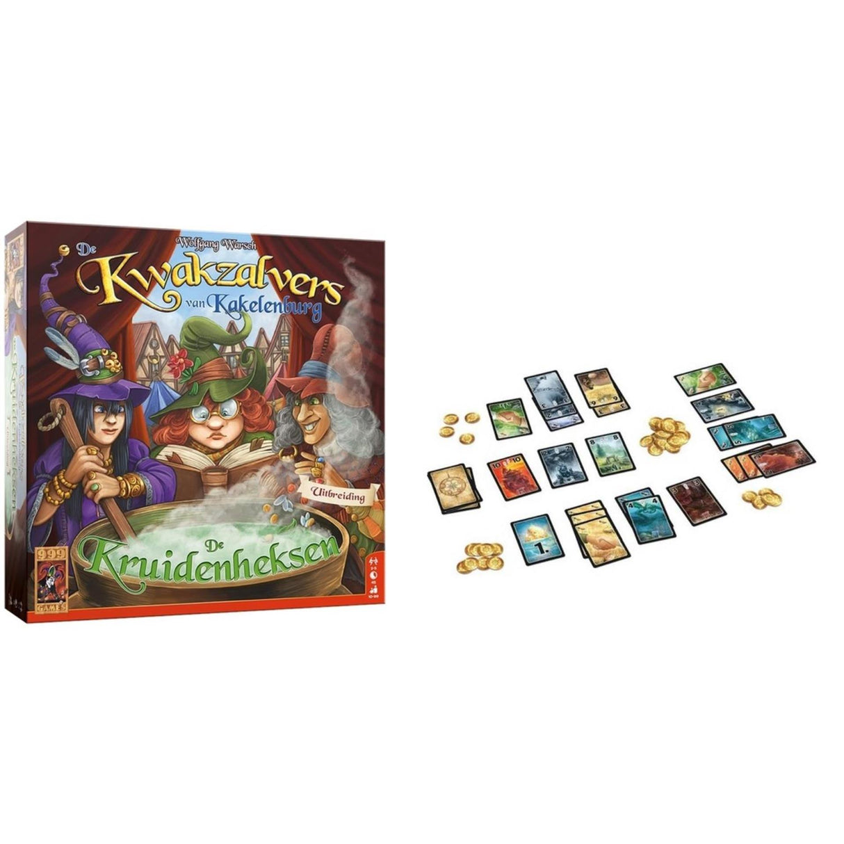 999Games de Kwakzalvers van Kakelenburg: Das Brettspiel der Kräuterzaunexpansion