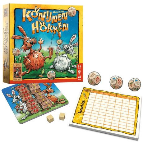 999games 999 Kaninchenkäfige Würfelspiel