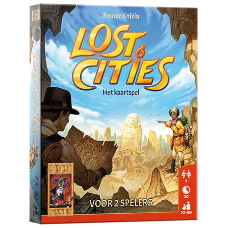999games 999 Spiele - Verlorene Städte - Das Kartenspiel - Strategisches Kartenspiel - Taktikspiel - Für 2 Spieler - ab 10 Jahren - Brettspiel