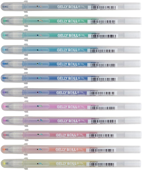 Sakura Stardust-Set mit 12 Gelstiften