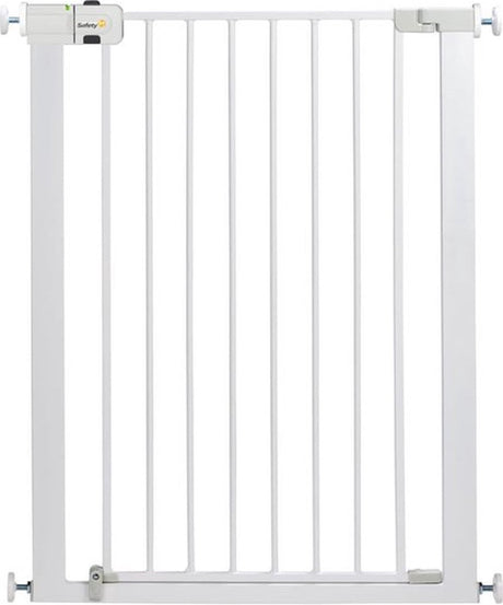 Safety 1st Easy Close Treppenschutzgitter – extra hoch – 73 auf 80 – erweiterbar – Klemmmontage – Metall weiß