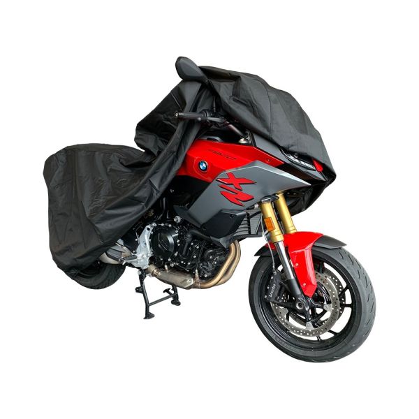 Ds Covers Alfa Motorradabdeckung außen - wasserdichte Motorradabdeckung - regenwetterbeständig - Größe XL -