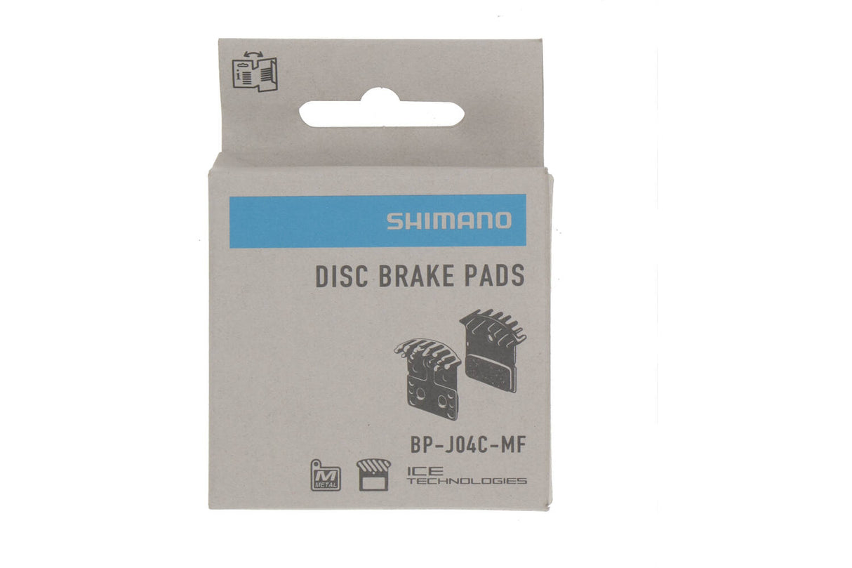 Shimano Disc Brake Block Set J04C Metal med kølefinner