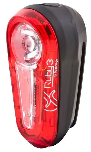 Spanninga Hecklicht Ruby3 XB Blitz 3 LED inklusive Batterien