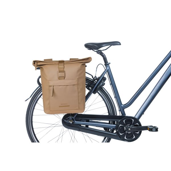 Basil Doppelte Fahrradtasche Brooklyn 41l 14 x 30 x 37 cm – Sand