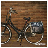 Basilikum Urban Load Doppelfahrradbeutel - Schwarzes Grün, Wasserretoting, 53L