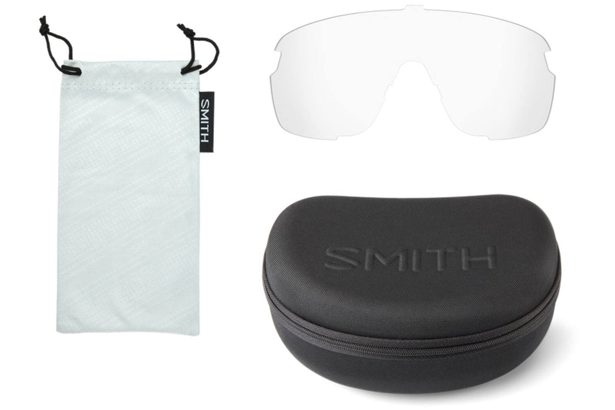 Smith Bobcat Glasses Black Chromapop Red Mirror