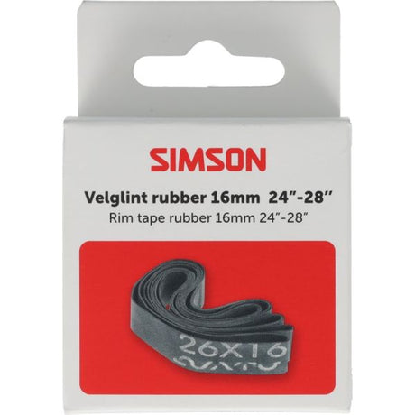 Simson velglintrubber 24 -28'' 16mm breed