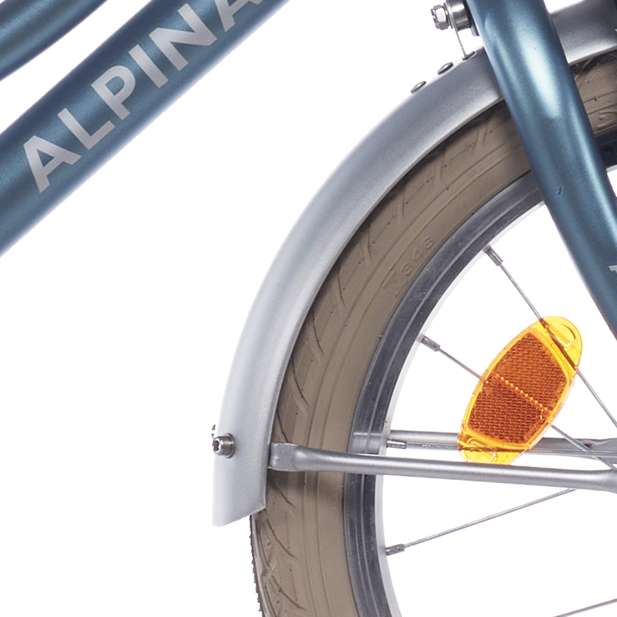 Alpina Fender Set + Staang 16 Cargo Sëlwer Matt