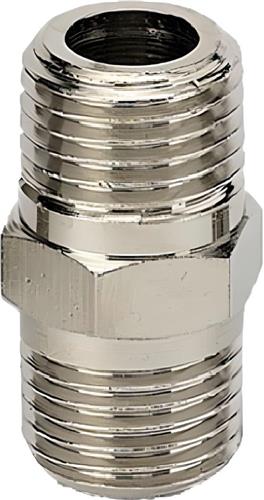 Metallarbeit Brustnippel 1 2 x1 2 konisch A2
