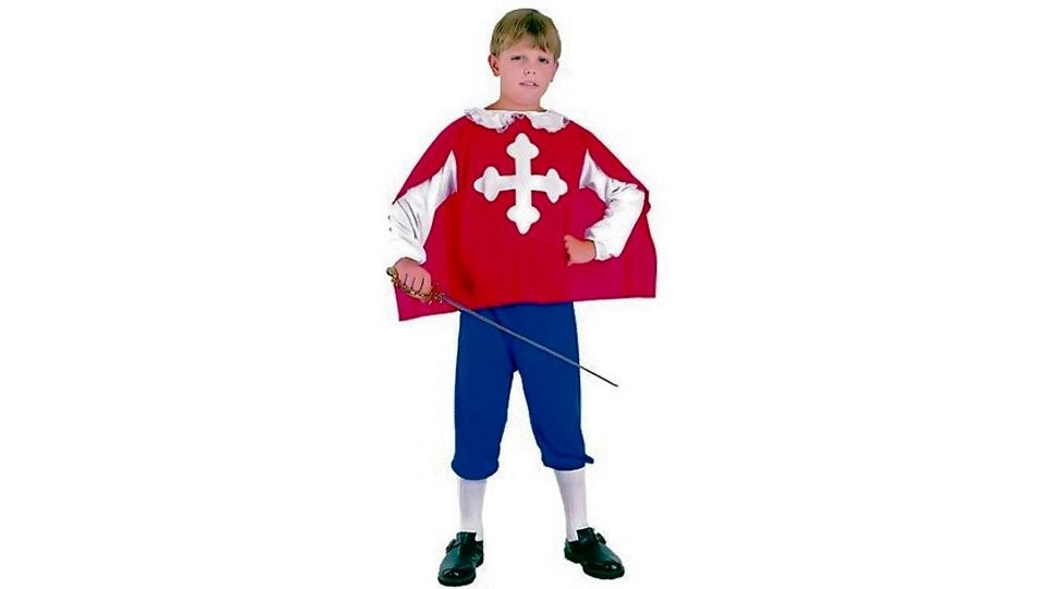 Clown Clown Children's Costume Cross Knight 7-9 anni