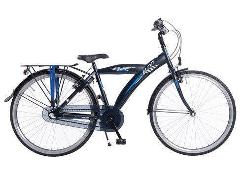 Aldo 26 Zoll Roadstar Fahrrad 3V matt blau blau gestreift