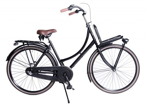Aldo 28 Zoll Oma Fahrrad Lastenrad 61 cm 3 V mattschwarz