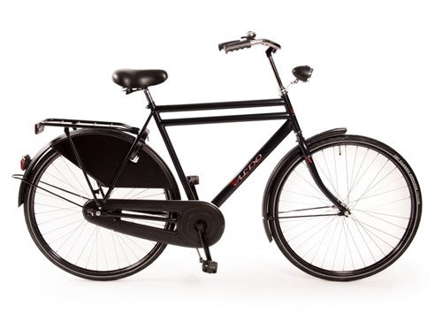 Aldo 28 Zoll Opa Fahrrad Doppelschlauch 61cm mattschwarz
