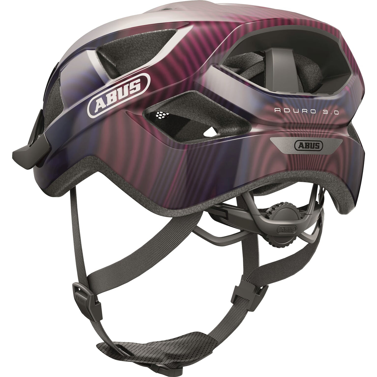 Abus helm aduro 3.0 purple waves l 58-62cm